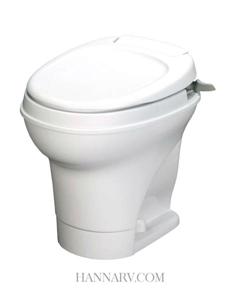 thetford  rv camper toilet seat cover assembly ivory  aqua magic iv rv trailer