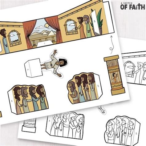 joseph forgives  brothers easy bible crafts  kids