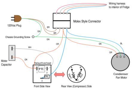 compressor capacitor wiring diagram wiringdenet relay compressor capacitor