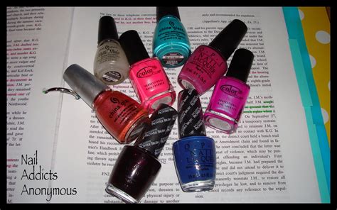 nail addicts anonymous haul and swatch china glaze liquid leather