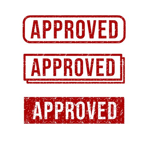 approved stamp vector hd png images approved stamp label approved