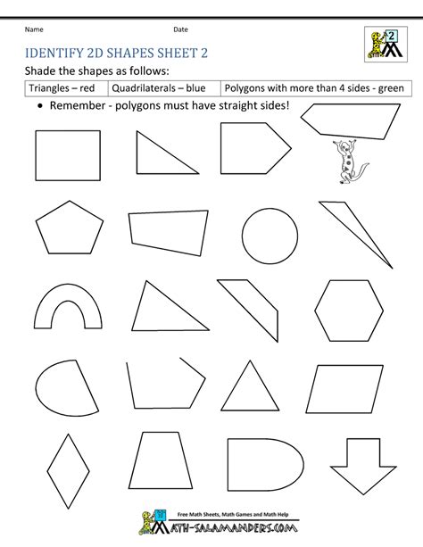 Worksheet Geometry Worksheets 3rd Grade Grass Fedjp