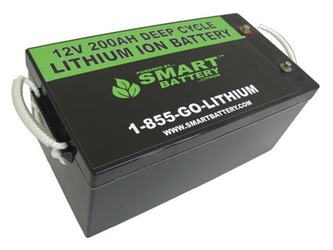 12v 200 Ah Lithium Ion Battery Deep Cycle Lithium Ion Battery Smart