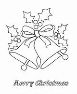 Christmas Merry Coloring Pages Bells Drawing Printable Color Sheets Print Big Kids Go Easy Bluebonkers Drawings Decorations Occasions Holidays Special sketch template