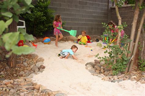 sunny side  blog sand pits  kids sand pit backyard beach