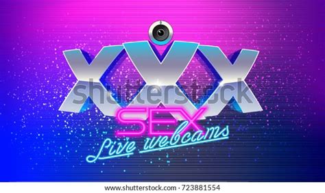 xxx sex web blinking pink neon stock vector royalty free