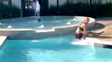 girl epic swimming pool fail best viral videos youtube