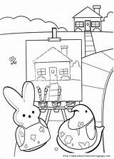 Peeps Coloring Pages Printable Marshmallow Para Colorear Dibujos Pintar Bunny Chick Imprimir Online Print sketch template