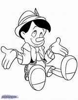 Pinocchio Coloring Pages Disneyclips Shrugging sketch template