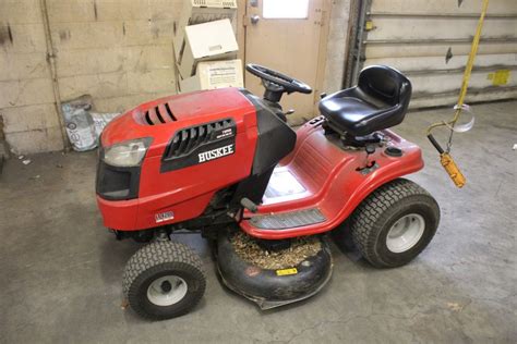 huskee lt lawn tractor  speed shift     deck cc engine  asset  located