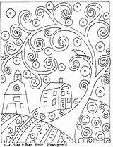 Swirl Pages Coloring Getcolorings sketch template