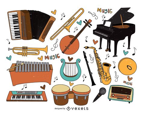 top  imagen dibujos de instrumentos musicales thptnganamsteduvn
