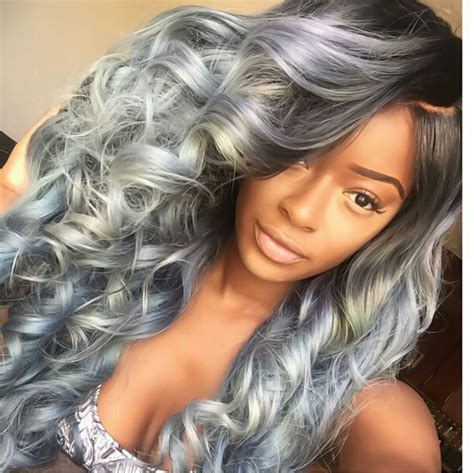 grey hair color combinations  black women  style news network