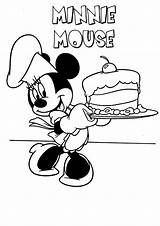 Mouse Coloring Mickey Pages Minnie Cake Pdf Printable Big Getcolorings Getdrawings sketch template