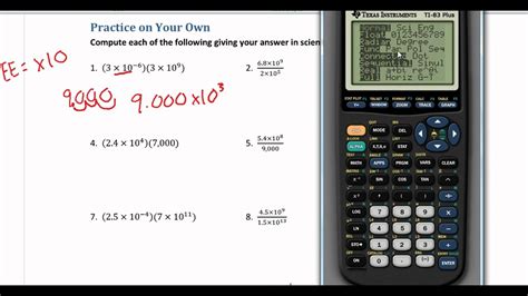 scientific notation calculations youtube