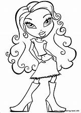 Bratz Coloring Pages Printable Girls Girl Girly Colouring Print Kids Book Barbie Color Fashion Coloriage sketch template