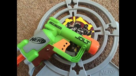 Nerf Zombie Strike Target Set Jolt Unboxing And Review