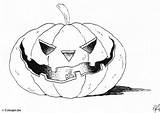 Halloween Gresskar Fargelegge Bilde Fargelegging sketch template