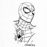 Spiderman Spider Man Drawing Easy Cartoon 2099 Sketch Drawings Amazing Marvel Tattoo Down Lee Chris Samnee Getdrawings Hanging Comic Girl sketch template