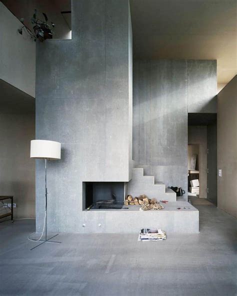 captivating living room designs  concrete wall