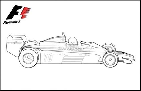 F1 Formula 1 Coloring And Drawing Sheet Cars Coloring Pages Sports