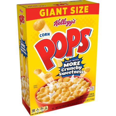 kelloggs corn pops breakfast cereal original giant size oz