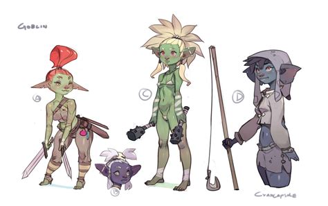 Goblin Concepts For Sexena By Cyancapsule Hentai Foundry