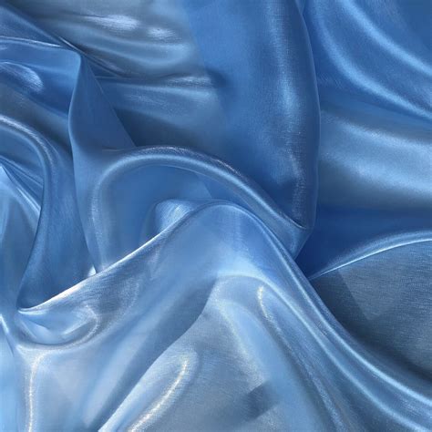 azure blue organza fabric organza fabric   yard wedding etsy