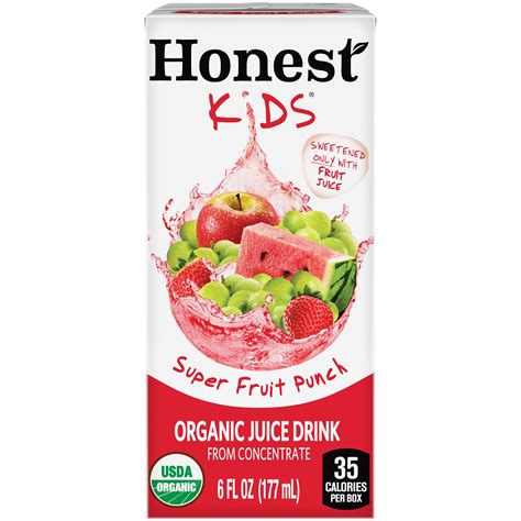 ewgs food scores honest kids organic juice drink super fruit punch