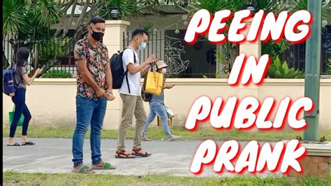 Peeing In Public Prank Philippines Awesome Reactions Youtube
