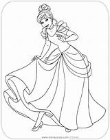 Disneyclips Disneyprincess Cinderel sketch template
