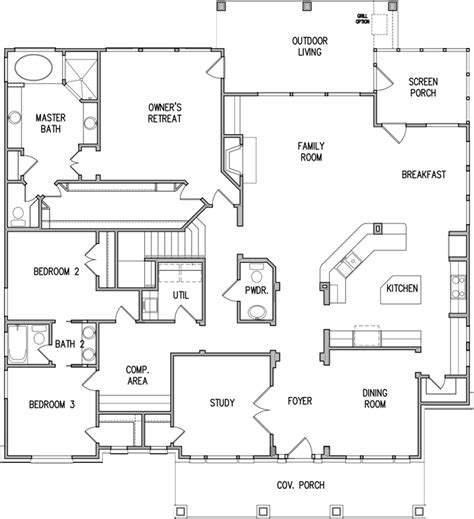 david weekly  lindell floor plan custom home builders david weekly homes