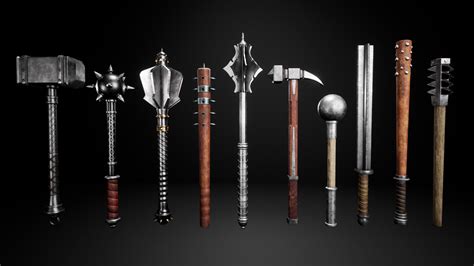 medieval melee weapons pack  mbillmann  weapons ue marketplace