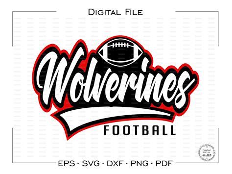 wolverine football svg football svg wolverines football svg etsy