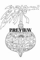Coloring Pages Zentangle Christmas Getcolorings sketch template