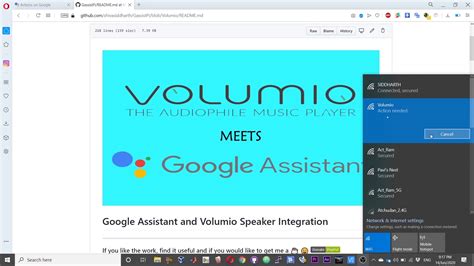 volumio  built  google assistant  steps instructables