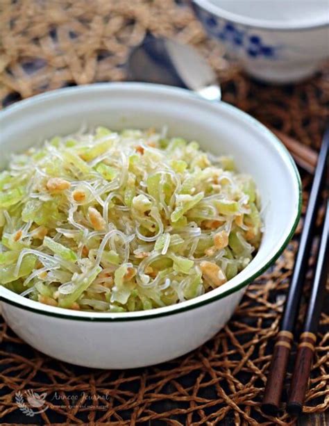 Hairy Gourd With Glass Noodles 节瓜炒粉丝 Anncoo Journal