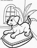 Coloring Pages Puppy Puppies Cute Dog Printable Baby Sheets Kids Print Drawings Dogs Pitbull Animal Book Printables Big Breeds Clipart sketch template