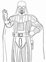 Pages Darth Vader Coloring Printable Getcolorings sketch template
