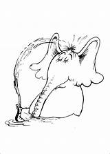 Horton Hears Kleurplaten Ortone Seuss Baigne Animaatjes sketch template