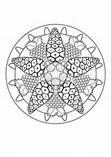 Herbst Mandala Mandalas Ausmalen Ausdrucken Malvorlagen Ausmalbild Kostenlos Drucken Malvorlage Tannenzapfen Herbstfrüchte Malbild sketch template