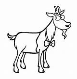 Colorat Capra Desene Planse Cabras Goats Animale Domestice Capre Fise Iezi Educative Trafic sketch template