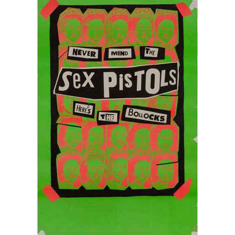 Sex Pistols Original Vintage Promotional Poster By Jamie