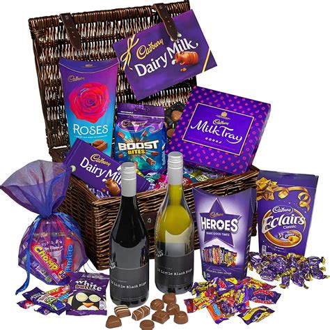cadbury chocolate and wines hamper uk grocery