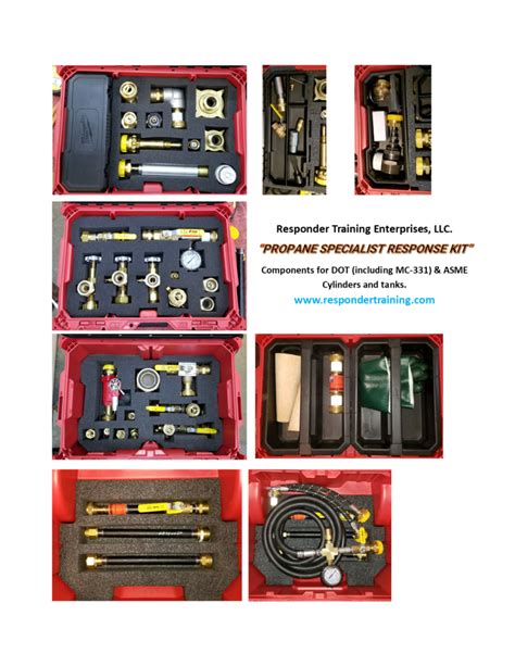 propane specialist response kit responder training