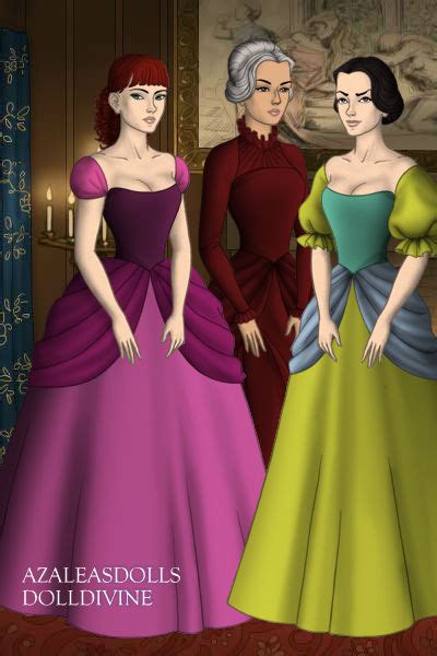 Cinderella S Evil Stepmother And Stepsisters By