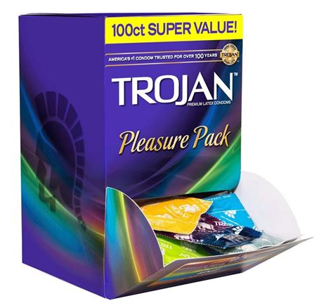 Trojan Pleasure Variety Pack Condoms 100 Count