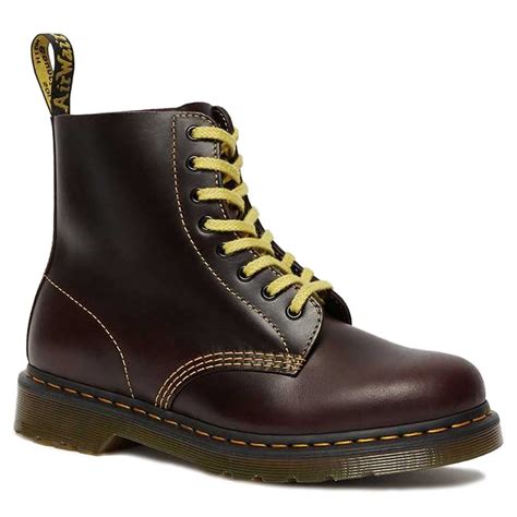dr martens  pascal mens  eyelet leather boots oxblood