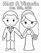Wedding Coloring Kids Bride Groom Pages Personalized Printable Colouring Activity Party Pdf Crafts Book Books Favor Kid Etsy Childrens Activities sketch template