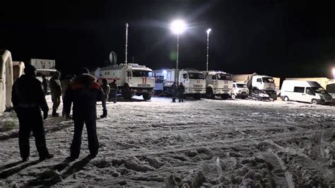 russian plane crash   rescuers continue recovery op overnight drone video russia